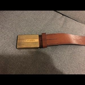 Men authentic Burberry Belt